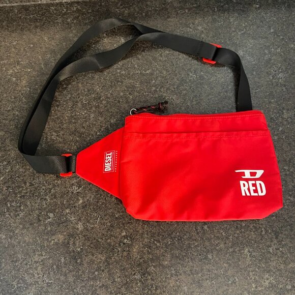 Diesel D Red Belt Bag - Exclusive - Picture 2 of 7